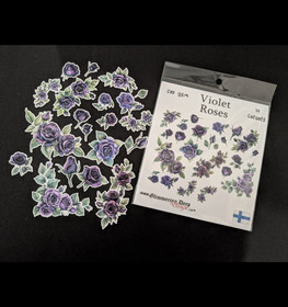 Die cuts Violet roses