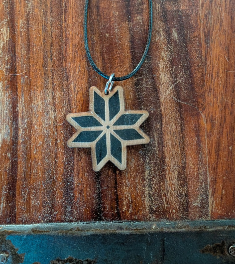 Octagram necklace