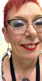 Mirror dragon earrings