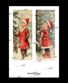 Long card picture children