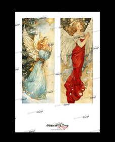Long card picture angel