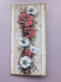 Long flower card