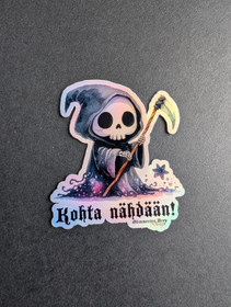 Kohta nähdään! Hologram vinyl sticker 1