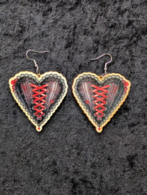 Dark Romance Corset earrings