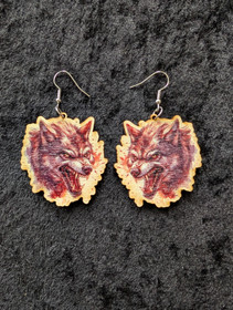 Savage Werewolf -earrings