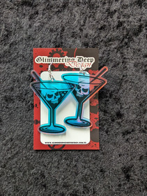 Skull Cocktail -earrings