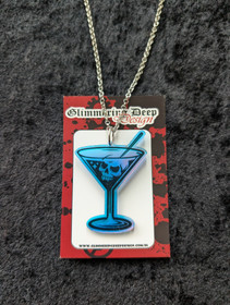 Skull cocktail -necklace