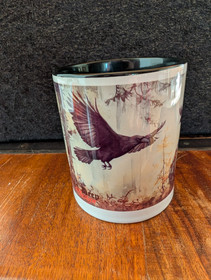 Ravens on a runestone mug