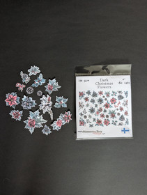 Leikekuvat Dark Christmas Flowers
