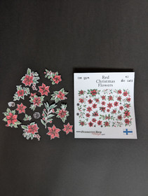 Leikekuvat Red Christmas Flowers