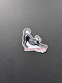 Magnetic skeleton cat