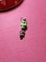 Green skull stitch marker