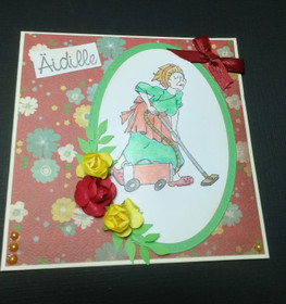 Kortti äidille siivous