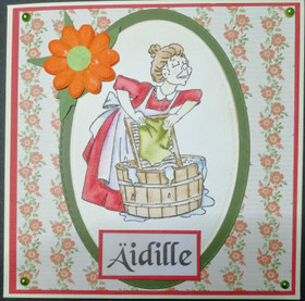 Handmade card laundry