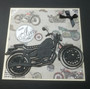 Father's day card motorcycle