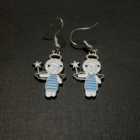 Mummy angel earrings