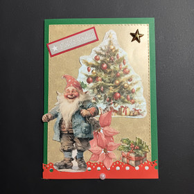 Christmas elf card