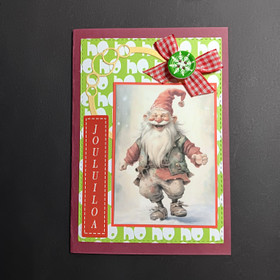 Christmas elf card