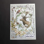 Deer Christmas card