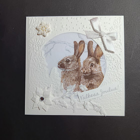 Christmas Card bunnies