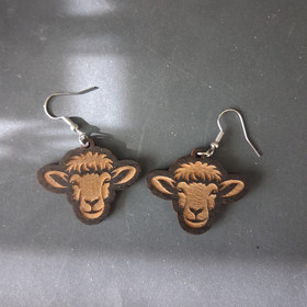 Lamb earrings