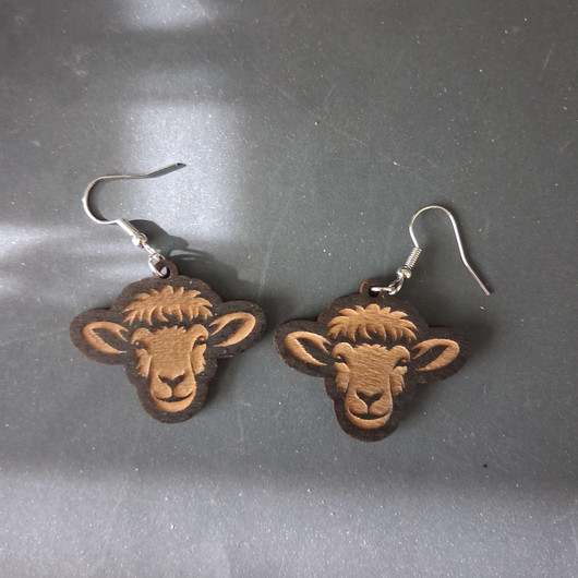 Lamb earrings