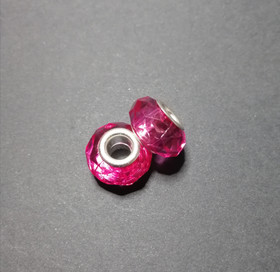 Pink lock bead