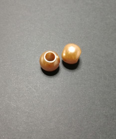 Plastic gold lock bead 