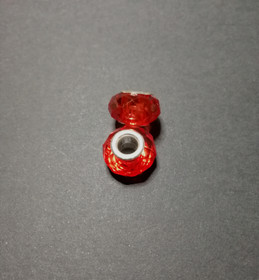 Locs bead bright red