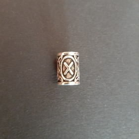 Beardbead viking rune Gebo