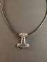 Thor's hammer necklace Odin with black cord