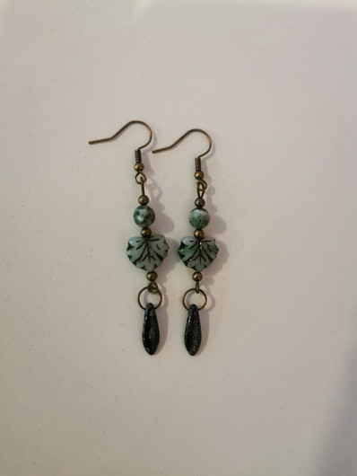  Leaf earrings