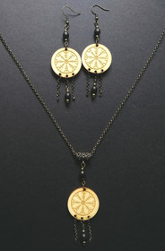 Viking earrings Protection Rune