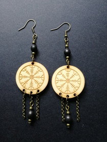 Viking earrings Protection Rune