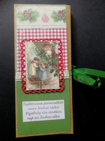 Suklaalevykortti lapset koristelee 