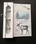 Candle card with a reindeer and a poem