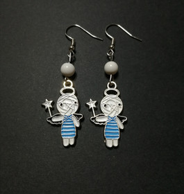 Angel mummy earrings