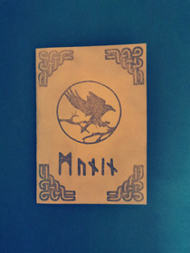 Viking card Odin's raven