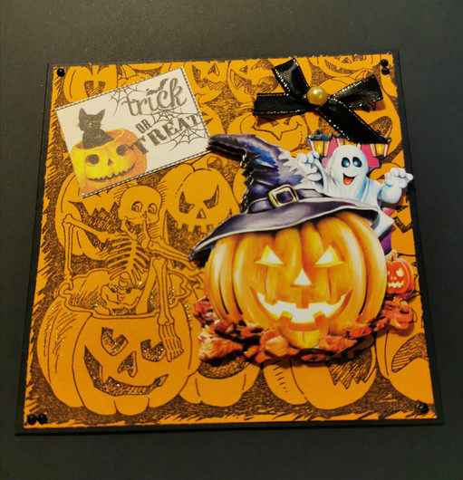 Halloween kortti karkki vai kepponen