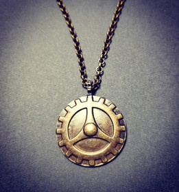 Large gear pendant