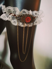 Steampunk garter