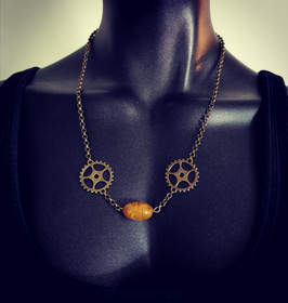 Steampunk jewelry set