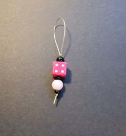 Magenta dice place marker