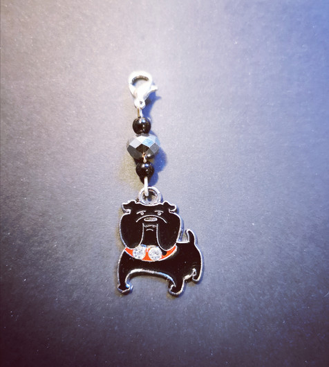 Silmukkamerkki englannin bulldog