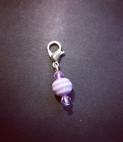 Violet striped place marker