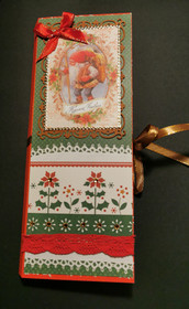 Elf chocolate bar card