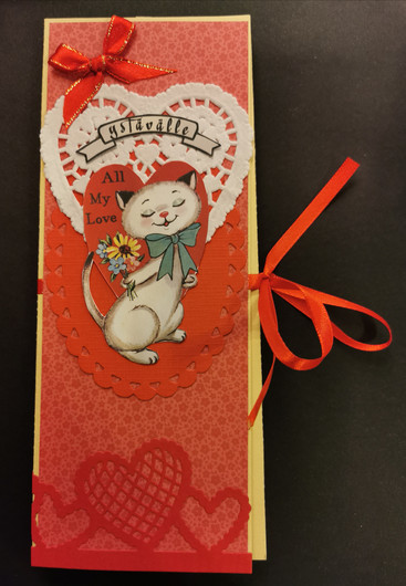 Suklaalevykortti kissa