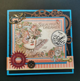 Steampunk äitienpäiväkortti