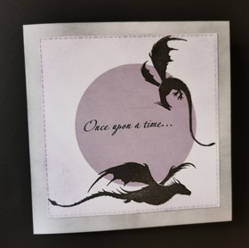 Lohikäärmekortti violetti 