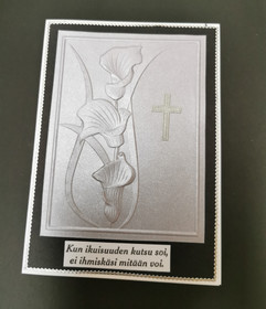 Mourning card calla